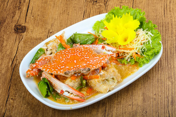 Boiled crab