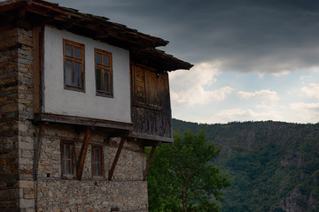 Summer time along the streets of Kovachevitsa village, Bulgaria