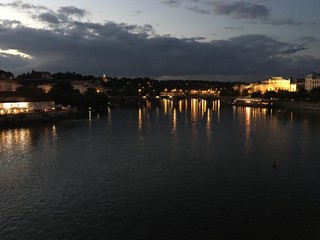 Naklejka premium praga di notte