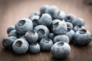 fresh summer berries, healthy food on table
