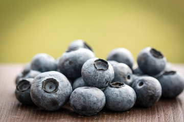 fresh summer berries, healthy food on table