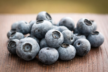 fresh summer berries, healthy food on table