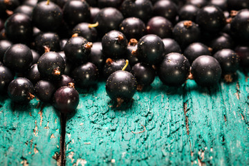 Summer fresh berries , healthy food , wooden background