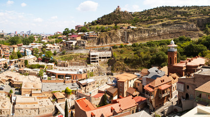 Fototapeta na wymiar The old town of Tbilisi, Georgia.