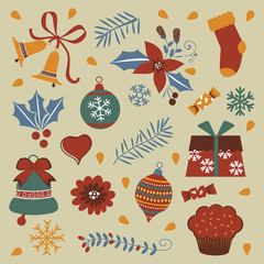 Colorful Christmas collection