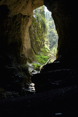 Entrance to a cave