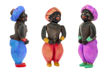 Fototapeta premium schönes altes antikes püppchen, kleiner muck