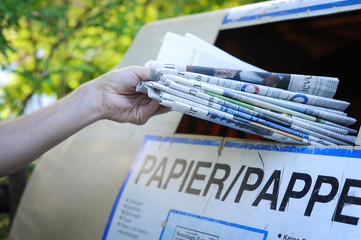 Altpapier recyclen