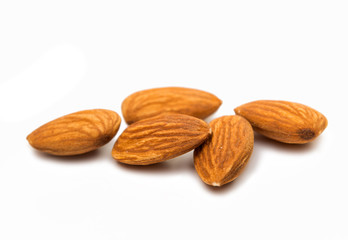 Almonds isolated