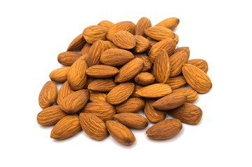 Almonds isolated