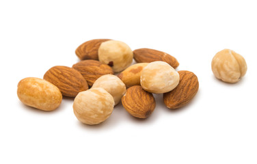 nuts isolated