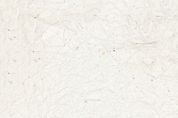 Recycled crumpled white paper texture or paper background for design with copy space for text or image.