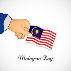 Illustration of Malaysia Flag for Malaysian Day