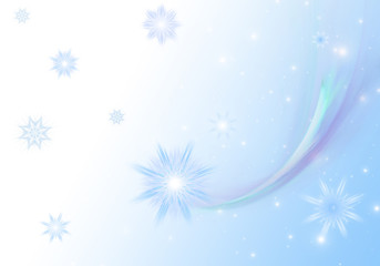 Fototapeta na wymiar snowflakes on a Christmas background