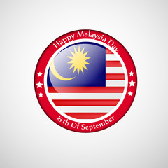 Illustration of Malaysia Flag for Malaysian Day