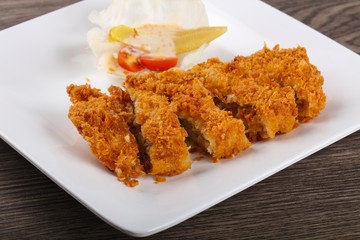 Crispy Pork with cheese