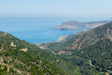 Beautiful natural landscape region of Chania