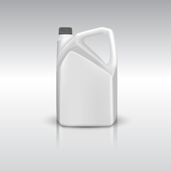 Blank plastic canister for motor oil,Vector eps10