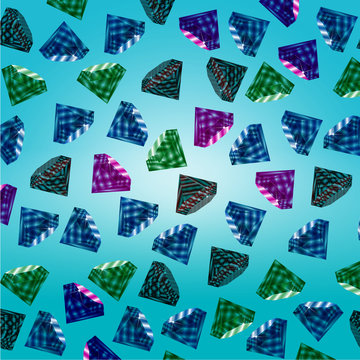 Background with polichromatic gemstones