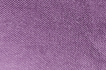 Purple color bath towel texture.