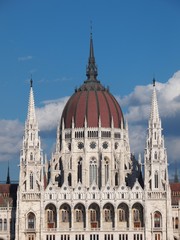 Obraz premium The Parliament of Hungary building in Budapest