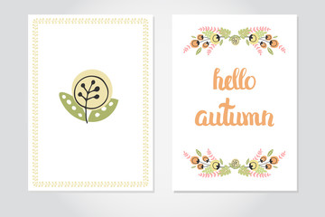 creative autumn template