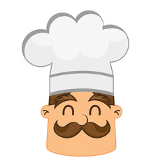 chef character man icon vector illustration design