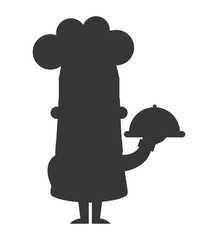 chef character man icon vector illustration design