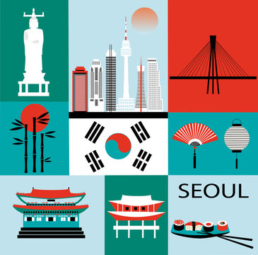 Symbols of Seoul.