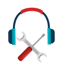 customer service call center design vector illustration eps 10