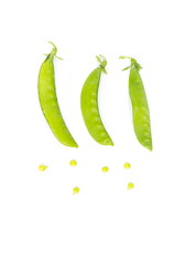 fresh green peas, sugar Pea