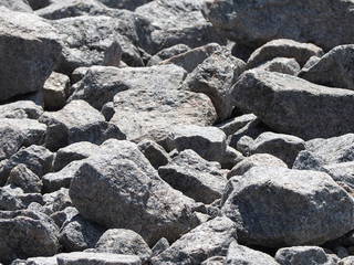 Fototapeta na wymiar granite rubble