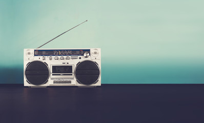 Retro music header