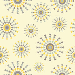 Ethnic boho seamless pattern. Print. Repeating background. Cloth design, wallpaper.