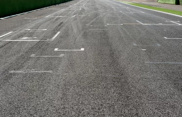 Tragetasche Motorsport straight track and start position © fabioderby