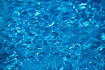 blue swimming pool water