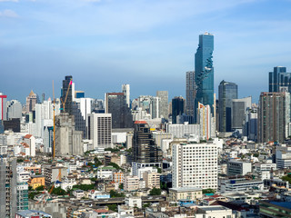 Fototapeta na wymiar Bangkok business building, bangkok cityscape, bangkok landscape,