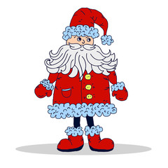 Santa Claus isolated Xmas