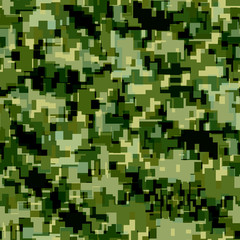 Digital / Modern Camouflage Seamless Pattern.
High Quality, Perfectly tile-able
