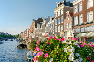 Amsterdam. Old city canal.