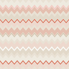 Ethnic boho seamless pattern with zigzag. Print. Cloth design, wallpaper.