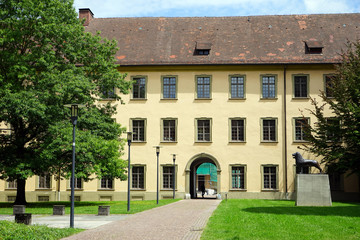 Fototapeta na wymiar Benedictine abbey in Weingarten