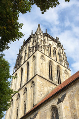Fototapeta na wymiar Liebfrauenkirche in Münster, Nordrhein-Westfalen