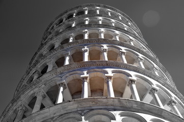 Pisa - Schiefer Turm von Pisa - das wohl bekannteste geneigte Gebäude der Welt