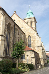 Fototapeta na wymiar Kirche St. Martini in Münster, Nordrhein-Westfalen