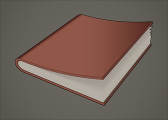 Book notebook illustration