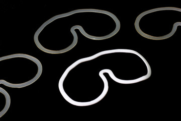 White rubber sealing many format for industry.