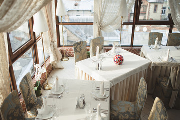 beautiful light hall for wedding celebration