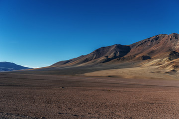 Rock formations in the Atacama desert