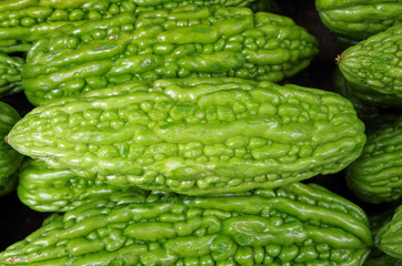 Asian green bitter melon fu qua